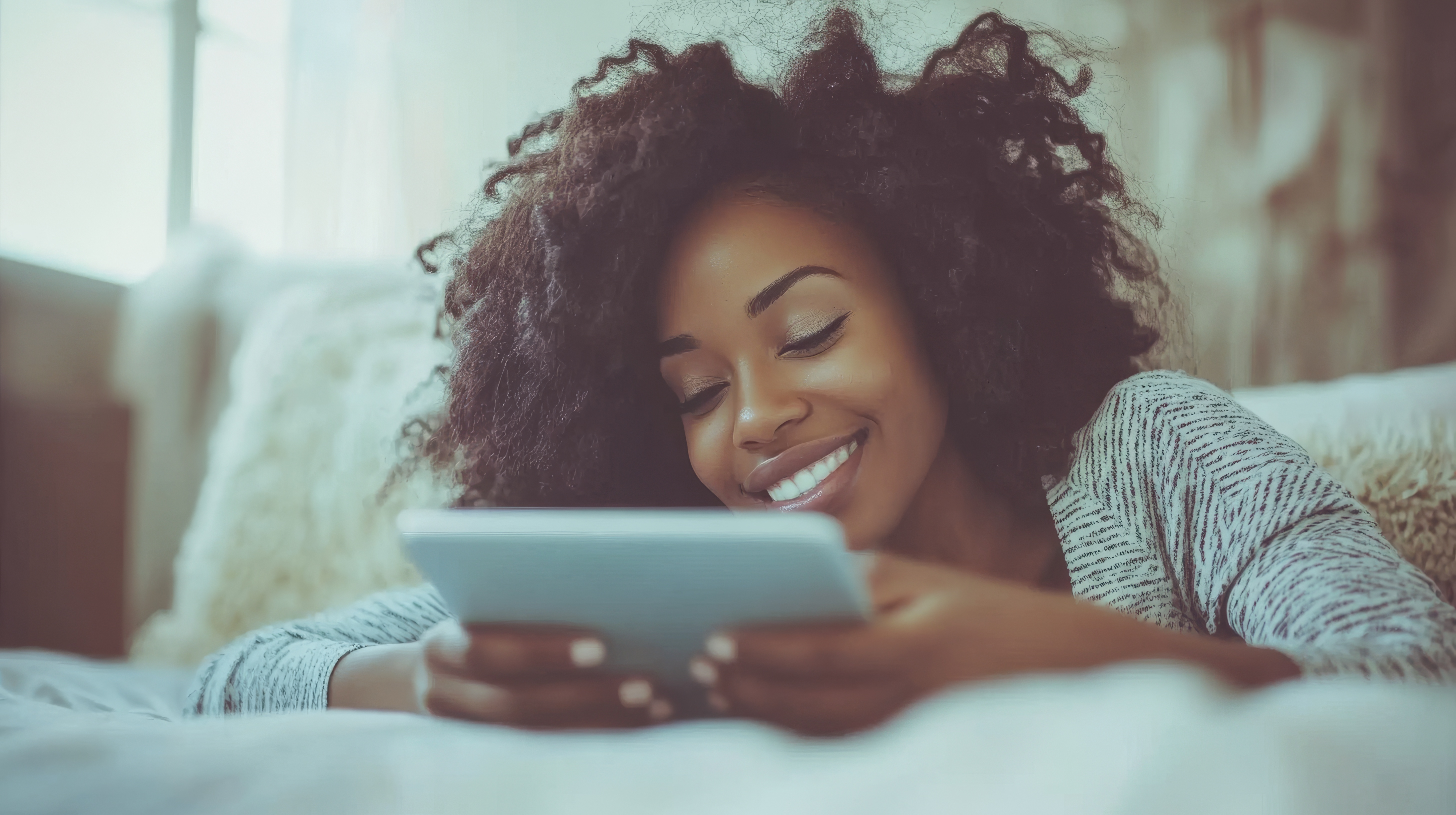 Blogartikel über Trinkwasser auf Laptop-Bildschirm