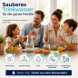 Preview: Clean drinking water for the whole family – CASCADA BASIC water filter delivering healthy filtered water directly from the tap