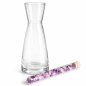 Preview: Geschenkset Glaskaraffe PRINZESS mit Edelsteinstab Amethyst und Rosenquarz von WATERHOUSE24