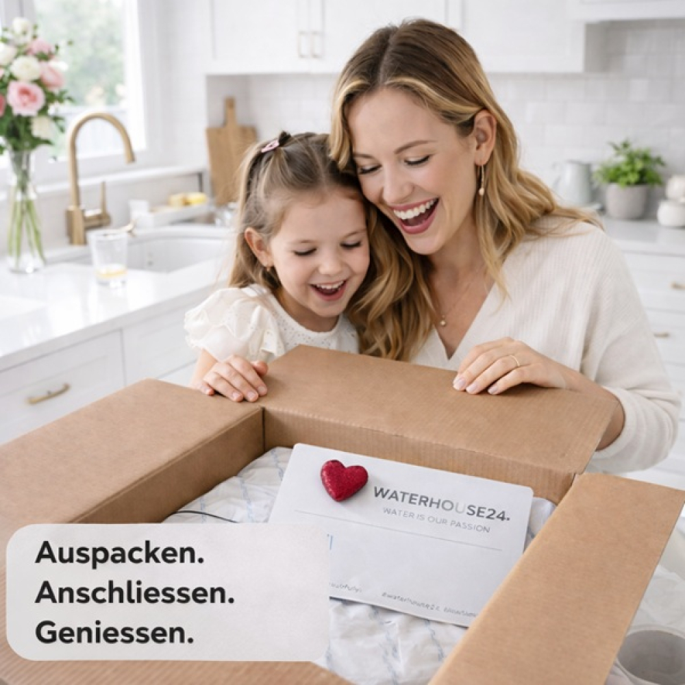 CASCADA White Wasserfiltersystem Unboxing – hochwertig verpackt für ein besonderes Auspackerlebnis