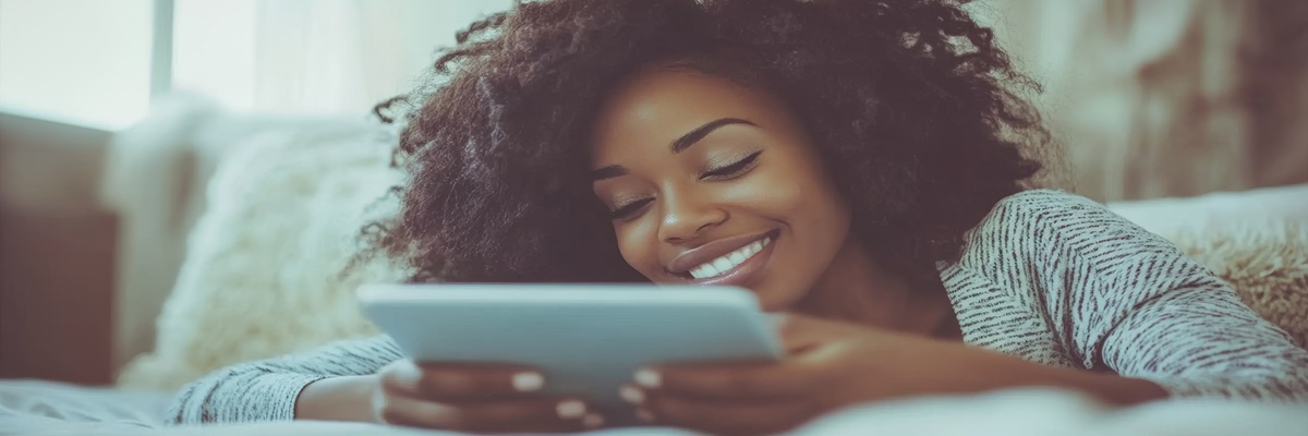 Blogartikel über Trinkwasser auf Laptop-Bildschirm